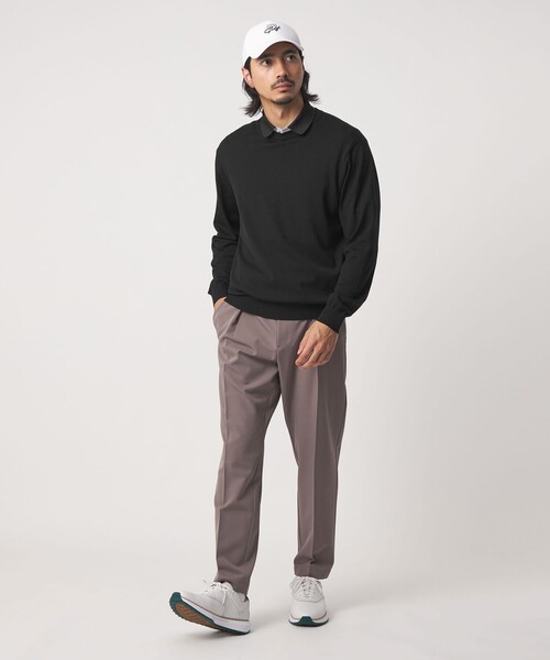 UNITED ARROWS GOLF(ユナイテッドアローズゴルフ)の「ハイゲージ クルーネック ニット(ニット/セーター・メンズ・ネイビー/ブラック/ダークグレー・M/L/XL)」の14枚目の写真
