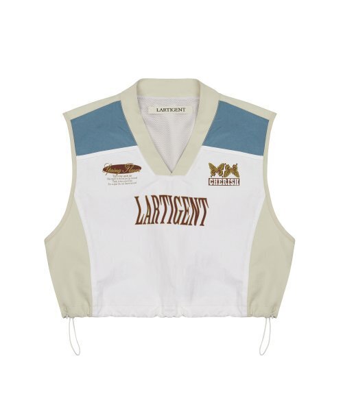 LARTIGENT(ラーティゼン)の「L3 NYLON STRING VEST(IVORY)(ベスト・レディース・その他・FREE)」の5枚目の写真