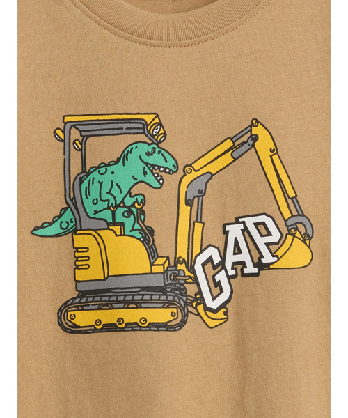 GAP(ギャップ)の「babyGap グラフィックTシャツ(Tシャツ/カットソー・キッズ・グレー/ブルー/オフホワイト/ベージュ/イエロー/グリーン・80cm/90cm/95cm/100cm/105cm/110cm)」の8枚目の写真