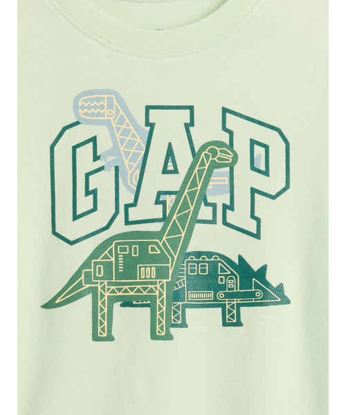 GAP(ギャップ)の「babyGap グラフィックTシャツ(Tシャツ/カットソー・キッズ・グレー/ブルー/オフホワイト/ベージュ/イエロー/グリーン・80cm/90cm/95cm/100cm/105cm/110cm)」の7枚目の写真