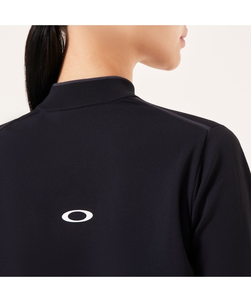 OAKLEY(オークリー)の「オークリーELEVATE LS SWEATER MOCK SHIRT/ゴルフ/モックネックシャツ/ゴルフシャツ/セーター/レディース/OAKLEY(その他トップス・レディース・ネイビー/ブルー系その他/ホワイト/ブラック・L/M/XS/S)」の19枚目の写真
