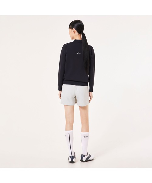 OAKLEY(オークリー)の「オークリーELEVATE LS SWEATER MOCK SHIRT/ゴルフ/モックネックシャツ/ゴルフシャツ/セーター/レディース/OAKLEY(その他トップス・レディース・ネイビー/ブルー系その他/ホワイト/ブラック・L/M/XS/S)」の17枚目の写真