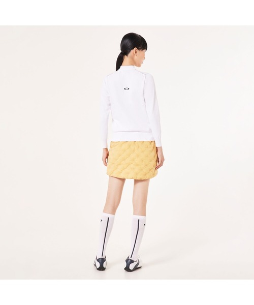 OAKLEY(オークリー)の「オークリーELEVATE LS SWEATER MOCK SHIRT/ゴルフ/モックネックシャツ/ゴルフシャツ/セーター/レディース/OAKLEY(その他トップス・レディース・ネイビー/ブルー系その他/ホワイト/ブラック・L/M/XS/S)」の9枚目の写真