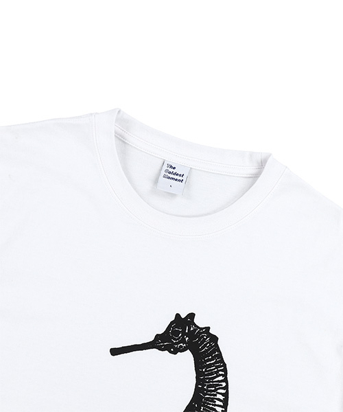 THECOLDESTMOMENT(ザコールデストモーメント)の「TCM sea horse T (white)(Tシャツ/カットソー・レディース・その他・S/M/L/XL)」の6枚目の写真