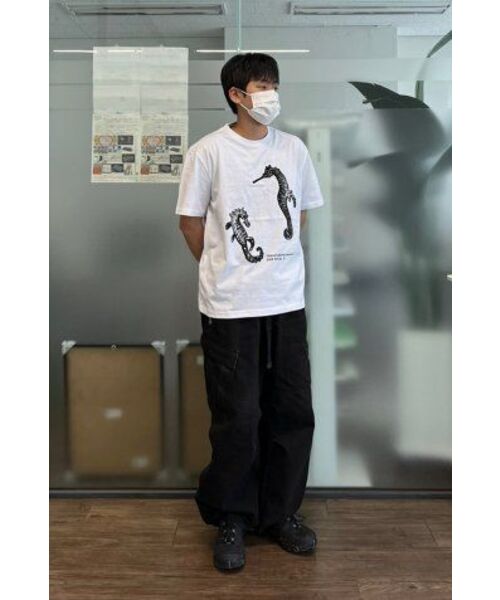 THECOLDESTMOMENT(ザコールデストモーメント)の「TCM sea horse T (white)(Tシャツ/カットソー・レディース・その他・S/M/L/XL)」の3枚目の写真