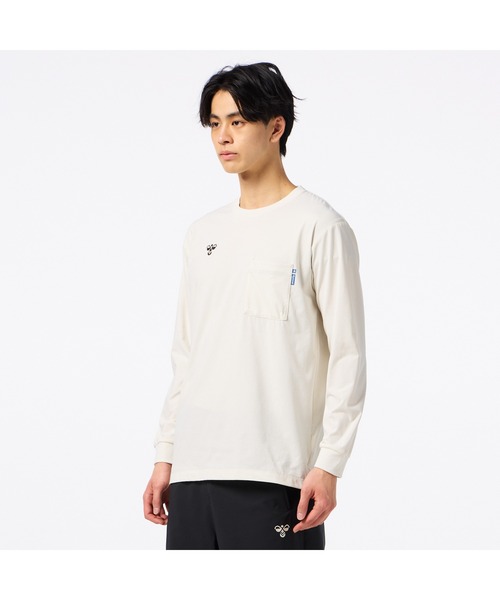 hummel（ヒュンメル）の「hummel/ヒュンメル HMP ﾅｶﾞｿﾃﾞTｼｬﾂ（Tシャツ/カットソー・レディース・アイボリー/ブラック/イエロー/ネイビー・S/M/L/XL）」の6枚目の写真