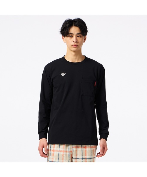 hummel（ヒュンメル）の「hummel/ヒュンメル HMP ﾅｶﾞｿﾃﾞTｼｬﾂ（Tシャツ/カットソー・レディース・アイボリー/ブラック/イエロー/ネイビー・S/M/L/XL）」の13枚目の写真