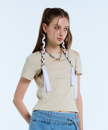 L11 ONE SHOULDER TOP(BEIGE)