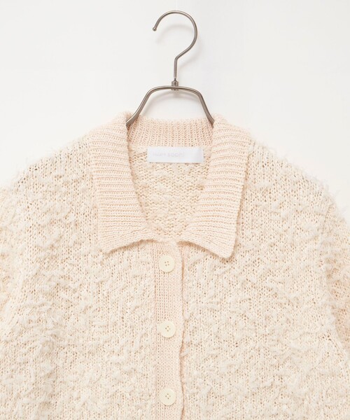 NOLLEY’S Sophi(ノーリーズソフィ)の「《手洗い可能》ファンシーヤーンポロ衿カーディガンジャケット(カーディガン/ボレロ・レディース・ベージュ/ホワイト系その他2・38)」の22枚目の写真