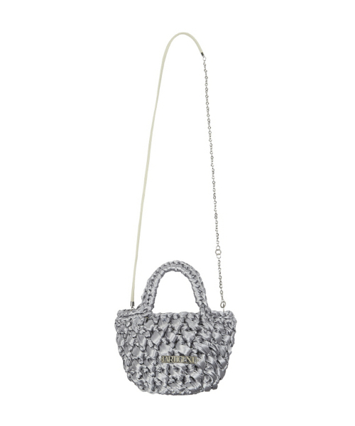 LARTIGENT（ラーティゼン）の「L11 SATIN CROCHET CHAIN BAG(SILVER)（ショルダーバッグ・レディース・その他・FREE）」の5枚目の写真