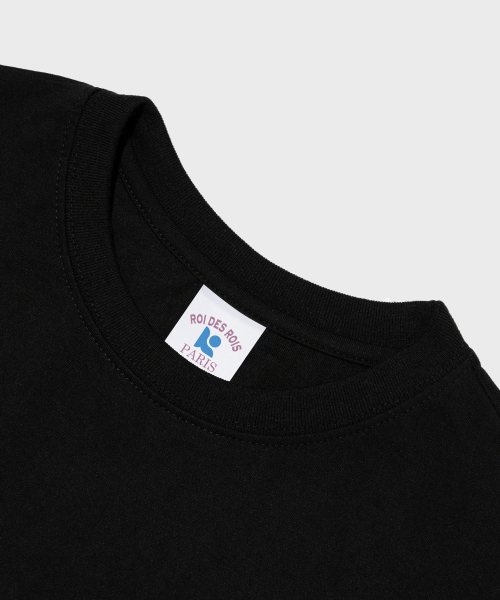 ROIDESROIS（ロワデロワ）の「パリシャプリンティング半袖Tシャツ(ブラック)（Tシャツ/カットソー・レディース・その他・XL/S/M/2XL/L）」の3枚目の写真