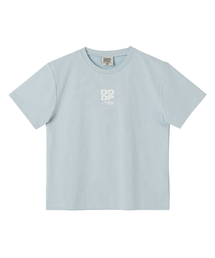 DANGLEDROP（ダングルドロップ）の「DGDPスクエアセミクロップ半袖Tシャツスカイブルー（Tシャツ/カットソー）」