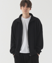 PIANER（ピアネール）の「コンフォータブルオーバーサイズフルジップニット（ブラック）（ニット/セーター）」