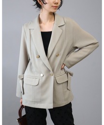 Doumoi（ドゥモエ）の「メッシュ　ロングスリーブ　テーラードジャケット（テーラードジャケット）」