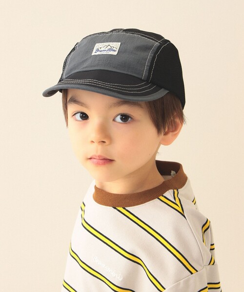 BEAMS mini(ビームスミニ)の「メッシュ ジェット キャップ 2026SS(キャップ・キッズ・ブラック/ネイビー/ベージュ・ONE SIZE)」の2枚目の写真