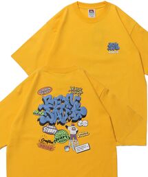 BEN DAVIS（ベンデイビス）の「【BEN DAVIS（ベンデイビス）】OVERLAP TEE NV / オーバーサイズ 半袖 ワンポイント プリント クルーネック（Tシャツ/カットソー）」