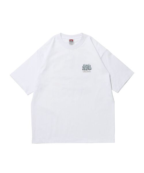 BEN DAVIS(ベンデイビス)の「【BEN DAVIS(ベンデイビス)】OVERLAP TEE NV / Tシャツ クルーネック オーバーサイズ ヘビーウェイト プリント ワンポイント 半袖(Tシャツ/カットソー・メンズ・ブラック/ホワイト/イエロー/ブルーグレー・LARGE/MEDIUM/X-LARGE)」の15枚目の写真
