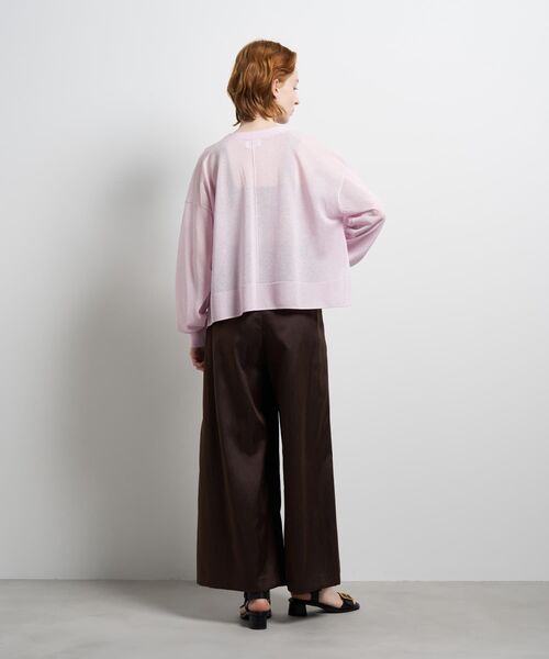 LANVIN en Bleu(ランバンオンブルー)の「Vネックショートカーディガン(ニット/セーター・レディース・オフホワイト/ブラック/ベージュ/ブルー系その他/ピンク・38)」の14枚目の写真