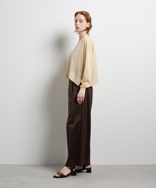 LANVIN en Bleu(ランバンオンブルー)の「Vネックショートカーディガン(ニット/セーター・レディース・オフホワイト/ブラック/ベージュ/ブルー系その他/ピンク・38)」の22枚目の写真