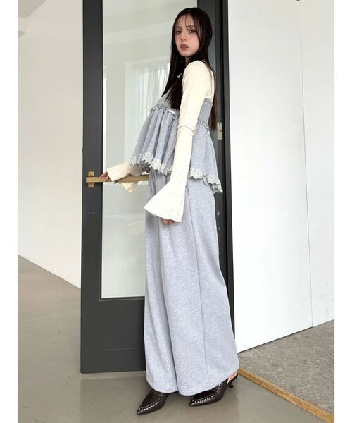 CALNAMUR（カルナムール）の「スウェットPT ブリーフディティール（その他パンツ・レディース・グレー/ネイビー/ホワイト・FREE）」の20枚目の写真