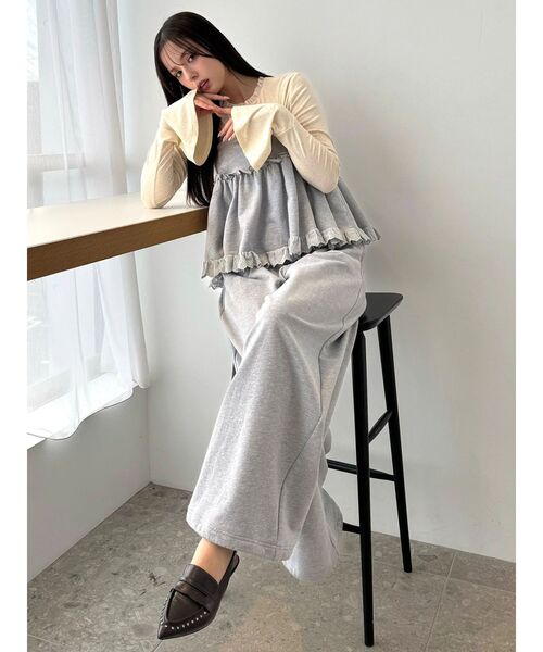 CALNAMUR（カルナムール）の「スウェットPT ブリーフディティール（その他パンツ・レディース・グレー/ネイビー/ホワイト・FREE）」の21枚目の写真