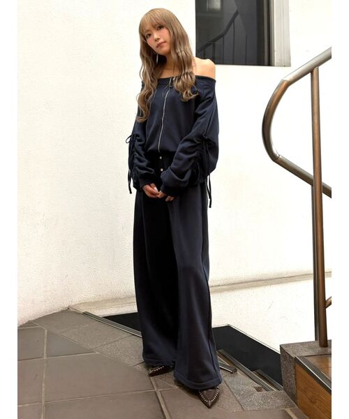 CALNAMUR（カルナムール）の「スウェットPT ブリーフディティール（その他パンツ・レディース・グレー/ネイビー/ホワイト・FREE）」の22枚目の写真