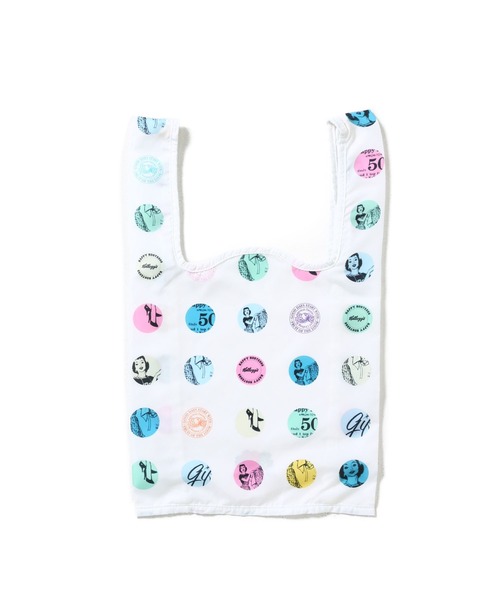 FRUIT OF THE LOOM(フルーツオブザルーム)の「【FRUIT OF THE LOOM】VINTAGE Kellogg's shopping bag /ケロッグ ショッピングバッグ(ハンドバッグ・メンズ・ブルー/オフホワイト/ピンク/ホワイト・FREE)」の1枚目の写真