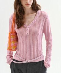 chuclla｜チュクラ（レディース）のニット/セーター（ピンク/桃色系