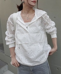 CORNERS | レースアノラックパーカー(シャツ/ブラウス)