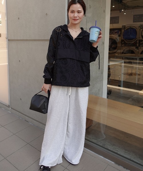 CORNERS（コーナーズ）の「レースアノラックパーカー（シャツ/ブラウス・レディース・ホワイト/ブラック・M）」の15枚目の写真