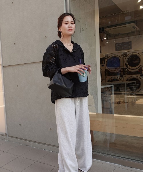 CORNERS（コーナーズ）の「レースアノラックパーカー（シャツ/ブラウス・レディース・ホワイト/ブラック・M）」の16枚目の写真