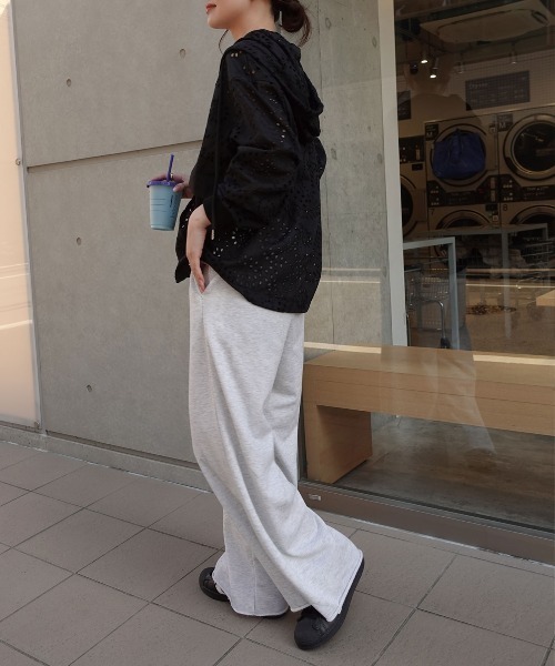 CORNERS（コーナーズ）の「レースアノラックパーカー（シャツ/ブラウス・レディース・ホワイト/ブラック・M）」の17枚目の写真