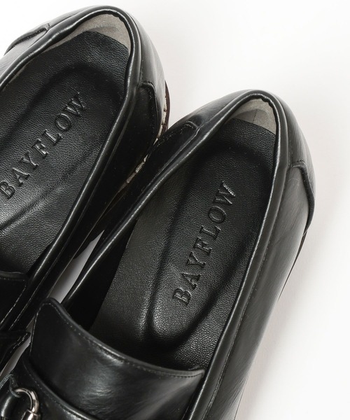 BAYFLOW（ベイフロー）の「[抗菌消臭加工付き]ビットローファー（ローファー・レディース・アイボリー/ブラック・MEDIUM/LARGE）」の14枚目の写真