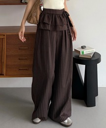 callautia（カラウティア）の「ペプラムレイヤードパンツ（スラックス）」