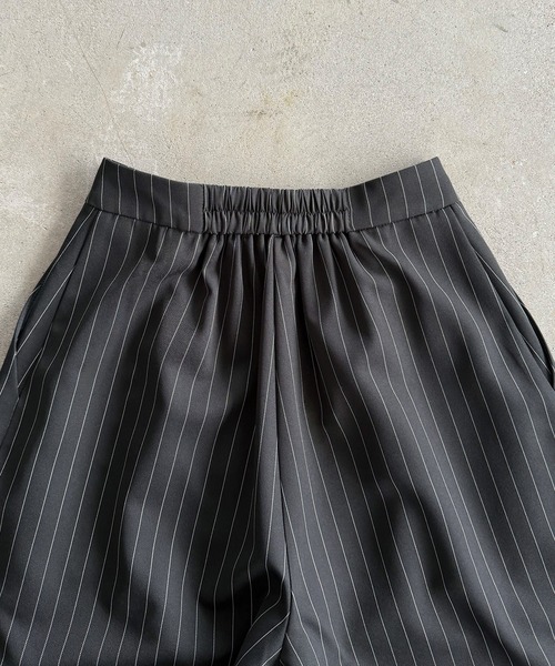 callautia（カラウティア）の「ペプラムレイヤードパンツ（スラックス・レディース・ブラック/ブラウン/チャコール/ネイビー・SMALL/X-LARGE/LARGE/MEDIUM）」の13枚目の写真