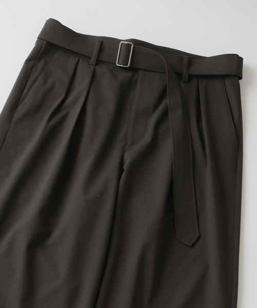 EDIFICE（エディフィス）の「2WAY トロピカル ベルテッド パンツ（スラックス・メンズ・ブラウン/ベージュ・SMALL/MEDIUM/LARGE）」の19枚目の写真