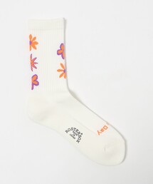 green label relaxing（グリーンレーベルリラクシング）の「【別注】＜ROSTER SOX＞GLR フラワー ソックス（ソックス/靴下）」