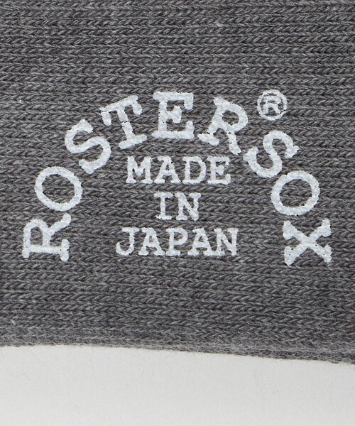 ROSTER SOX（ロスターソックス）の「【別注】＜ROSTER SOX＞GLR フラワー ソックス（ソックス/靴下・メンズ・ブラック/グレー系/ホワイト・FREE）」の4枚目の写真