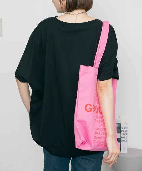 aity（アイティ）の「M-5L オーバーサイズ ドルマンTシャツ 夏服（Tシャツ/カットソー・レディース・ホワイト/カーキ/ブラック・4L～5L/LL～3L/M～Ｌ）」の12枚目の写真