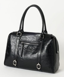 Heather | BIGフェイクレザーボストンBAG 654152(ボストンバッグ)