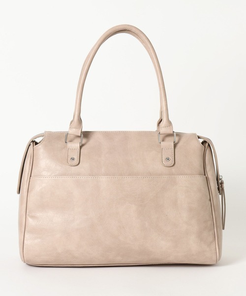 Heather（ヘザー）の「BIGフェイクレザーボストンBAG　654152（ボストンバッグ・レディース・ベージュ/ブラック/ブラウン・ONE SIZE）」の6枚目の写真