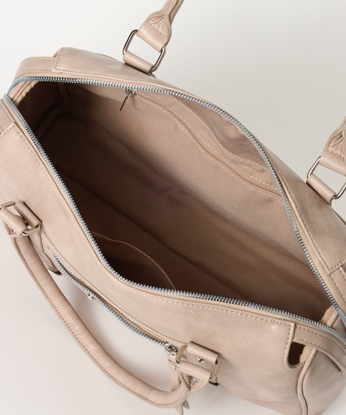 Heather（ヘザー）の「BIGフェイクレザーボストンBAG　654152（ボストンバッグ・レディース・ベージュ/ブラック/ブラウン・ONE SIZE）」の13枚目の写真