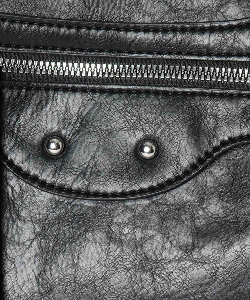 Heather（ヘザー）の「BIGフェイクレザーボストンBAG　654152（ボストンバッグ・レディース・ベージュ/ブラック/ブラウン・ONE SIZE）」の17枚目の写真