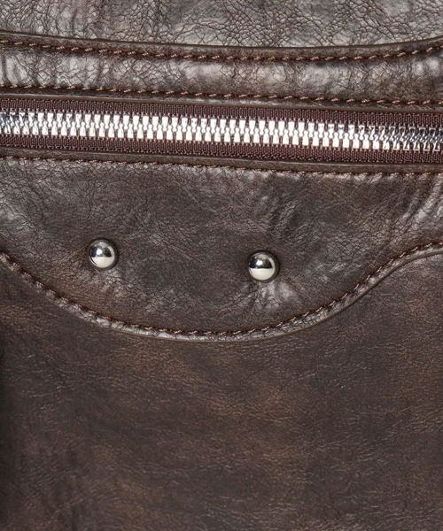 Heather（ヘザー）の「BIGフェイクレザーボストンBAG　654152（ボストンバッグ・レディース・ベージュ/ブラック/ブラウン・ONE SIZE）」の19枚目の写真