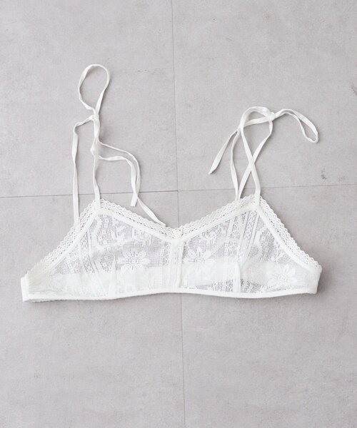 WILLOW（ウィロー）の「【willow】ネットレースレイヤードキャミブラ（キャミソール・レディース・ブラック/ホワイト・ONE SIZE）」の12枚目の写真