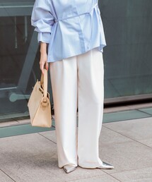 NOLLEY’S Sophi | NEW morisachi《セットアップ対応》ウォッシャブルストレッチツイルイージーワイドパンツ(その他パンツ)