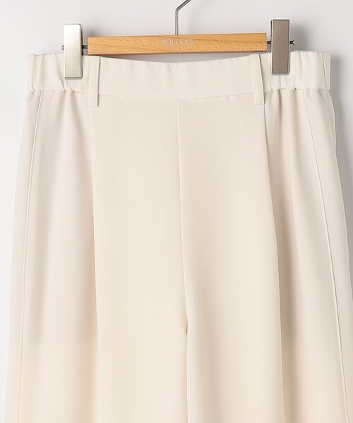 NOLLEY’S Sophi(ノーリーズソフィ)の「NEW morisachi《セットアップ対応》ウォッシャブルストレッチツイルイージーワイドパンツ(その他パンツ・レディース・オフホワイト/ネイビー・38/36/34)」の9枚目の写真