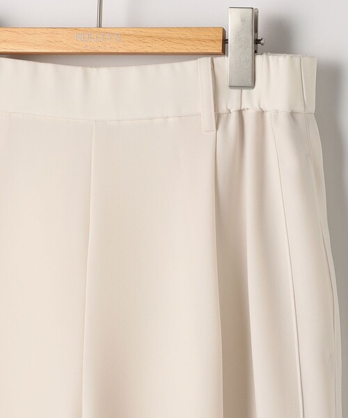 NOLLEY’S Sophi(ノーリーズソフィ)の「NEW morisachi《セットアップ対応》ウォッシャブルストレッチツイルイージーワイドパンツ(その他パンツ・レディース・オフホワイト/ネイビー・38/36/34)」の8枚目の写真