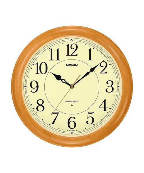 CASIO（カシオ）の「電波時計 壁掛け時計 / IQ-482J-1JF（掛け時計