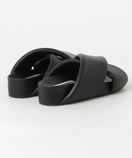 ジルサンダー　jil sander パッド入りスライド　パデッドサンダル　42 ブランド古着】パデッド フラットサンダル（サンダル）｜JIL SANDER